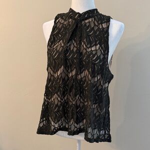 Love Fire Women's XL Dark Green Mock Neck Tank Top